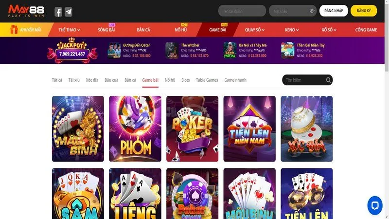 May88 gi&uacute;p hội vi&ecirc;n trải nghiệm những d&ograve;ng game đẳng cấp với giao diện đẹp mắt